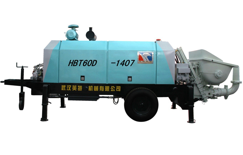 闸阀混凝土泵 HBT60D-1407——公路、铁路、隧道施